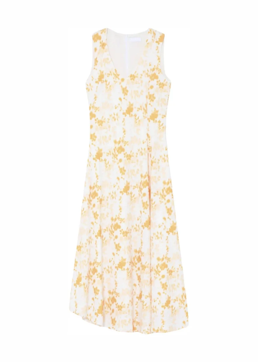 2NDDAY Albarras Fine Texture Dress Saffron Flower - Image 3