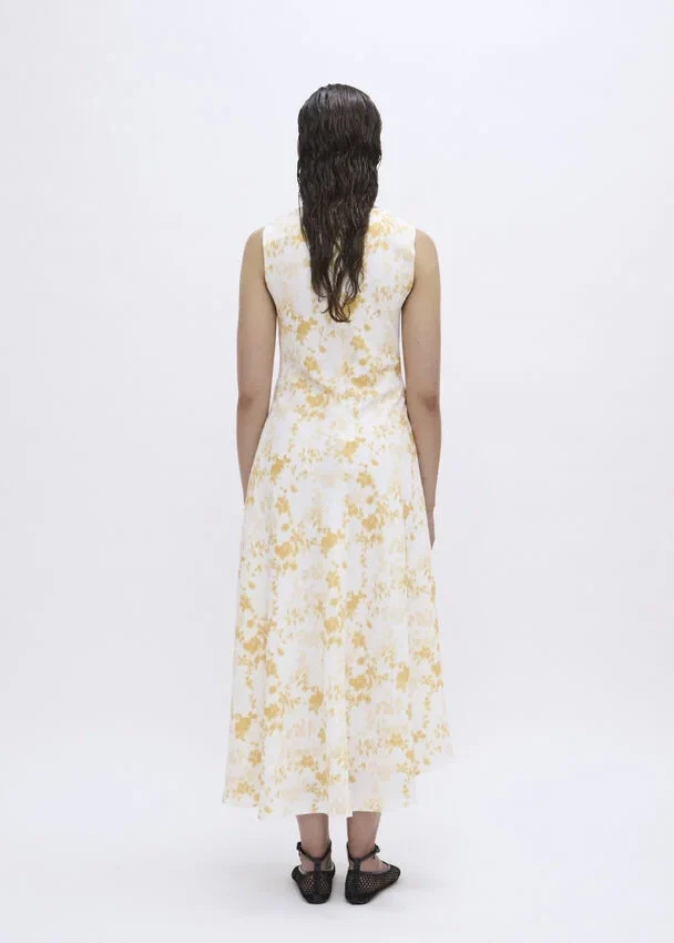 2NDDAY Albarras Fine Texture Dress Saffron Flower - Image 6
