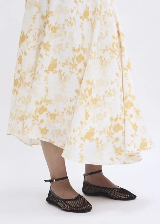 2NDDAY Albarras Fine Texture Dress Saffron Flower - Image 7