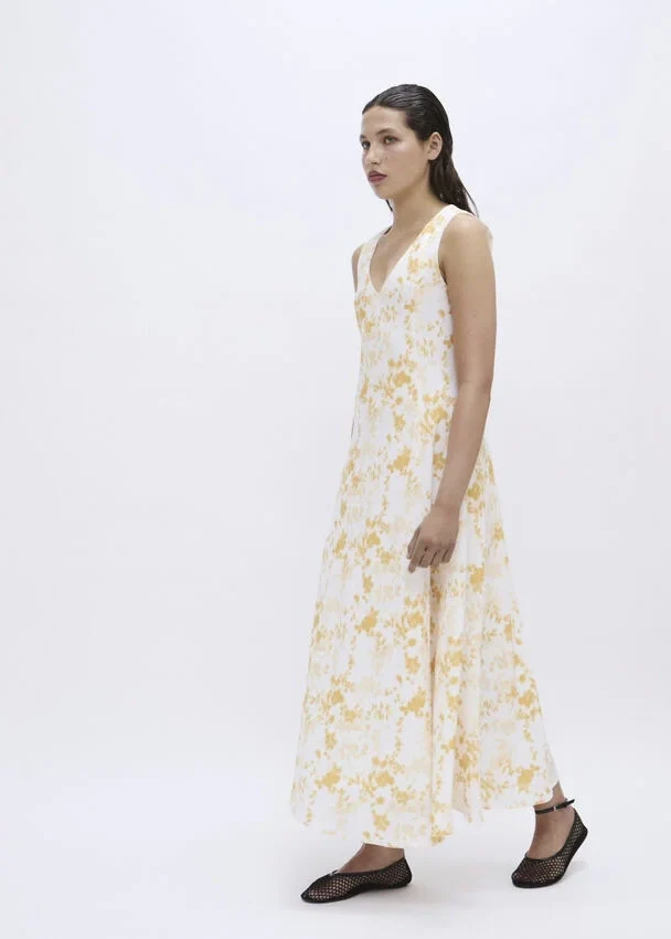 2NDDAY Albarras Fine Texture Dress Saffron Flower - Image 8