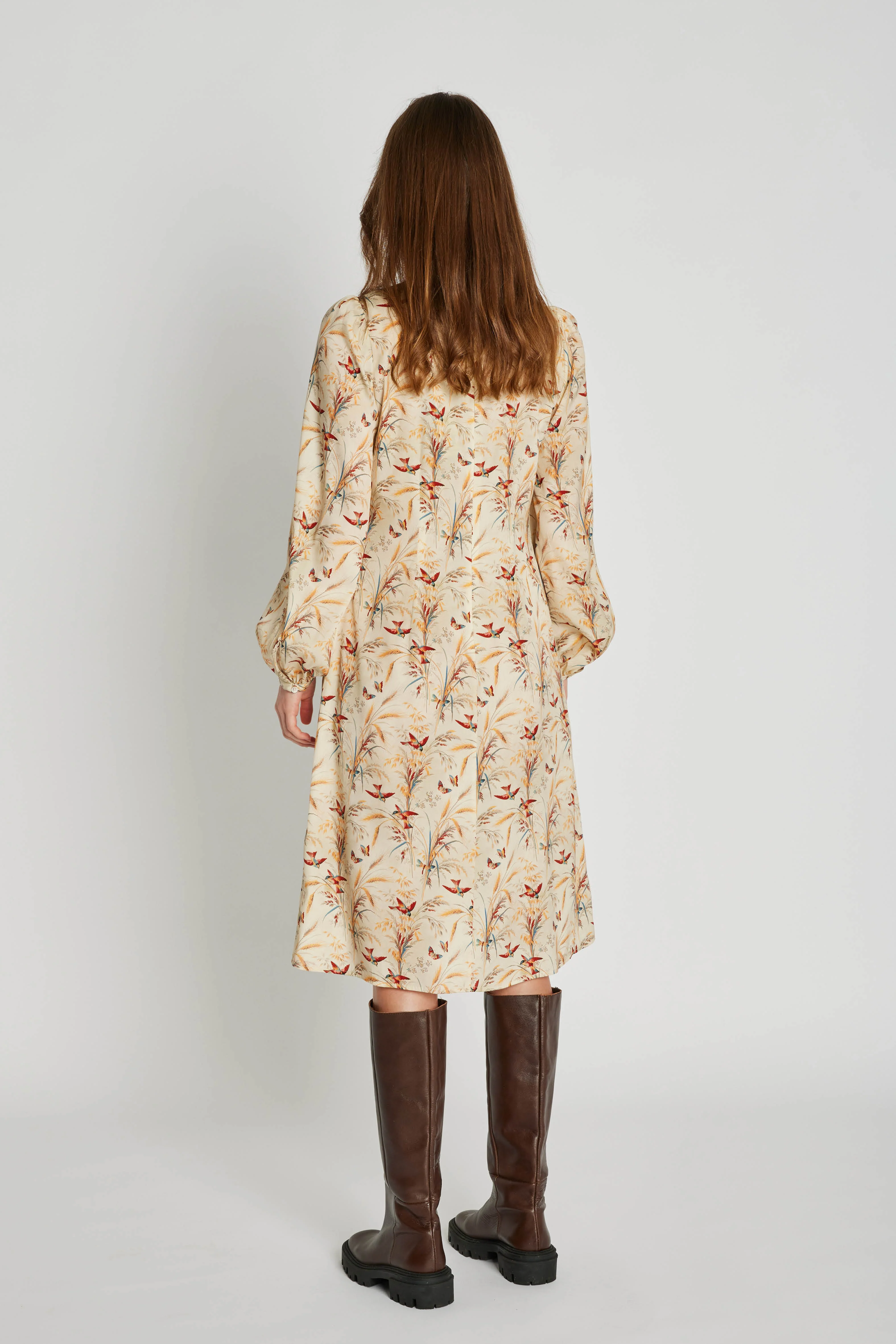 PBO Pepmo silk dress Nature - Image 3