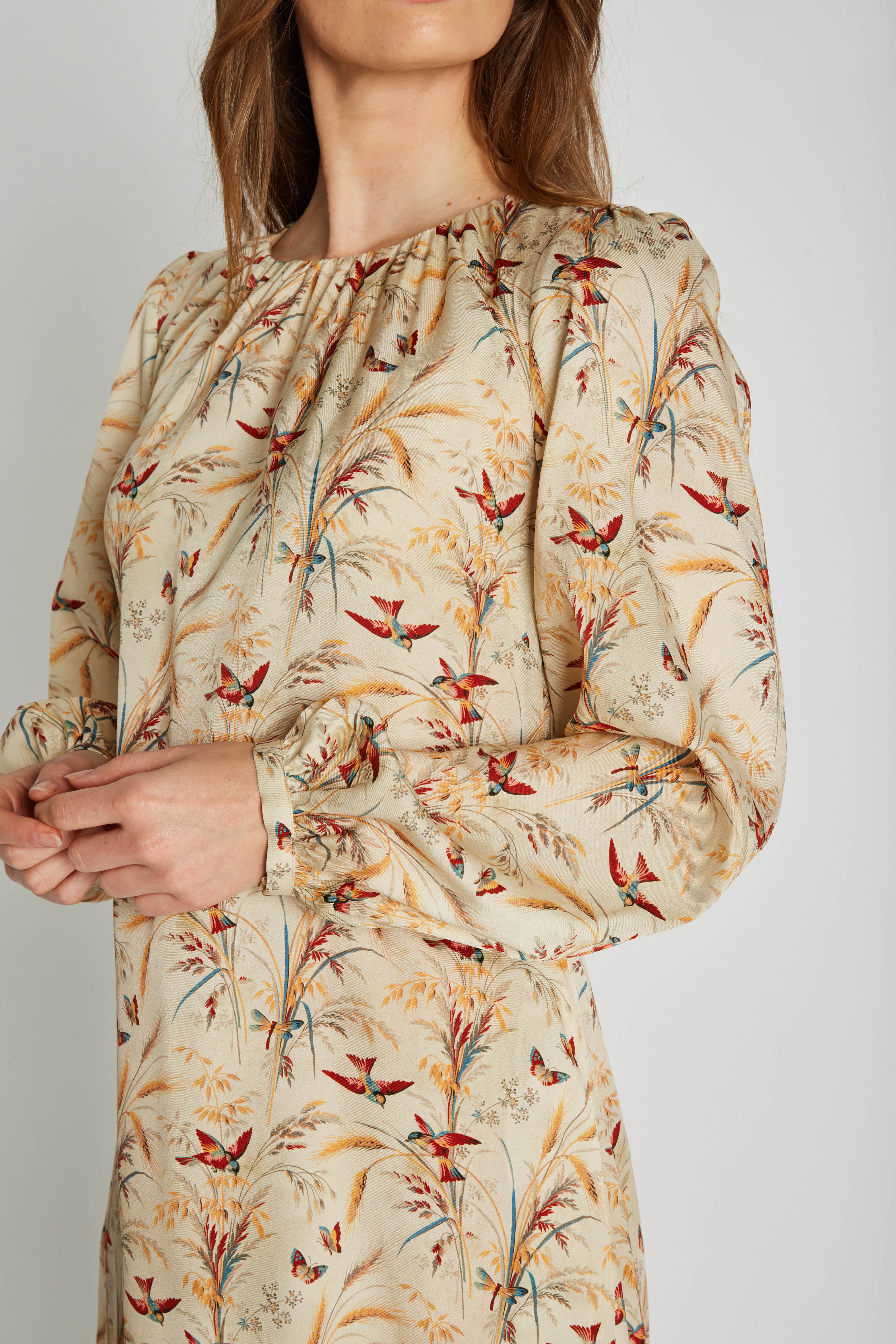 PBO Pepmo silk dress Nature - Image 6