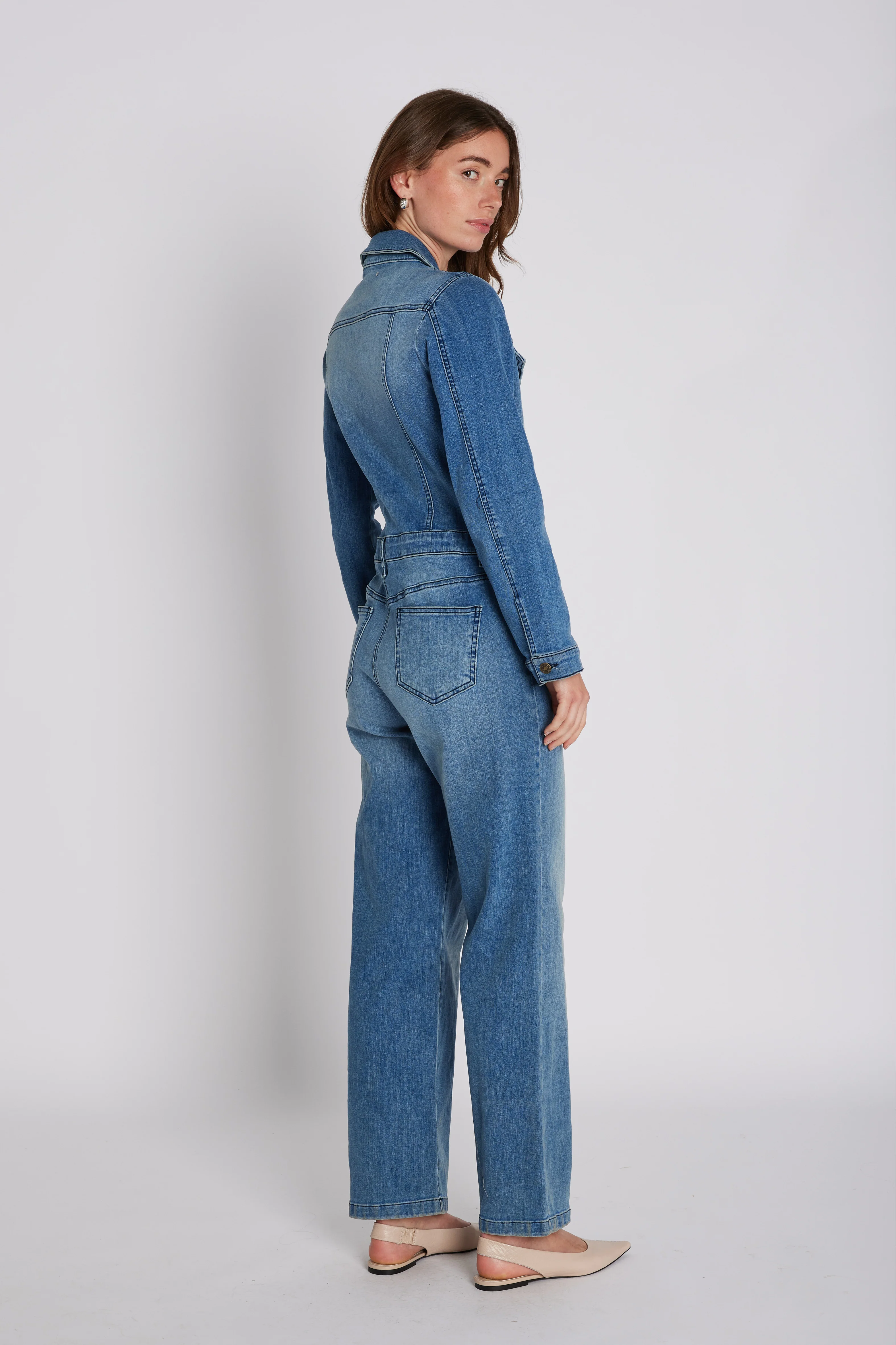 PBO Bello jumpsuit denim blue - Image 10