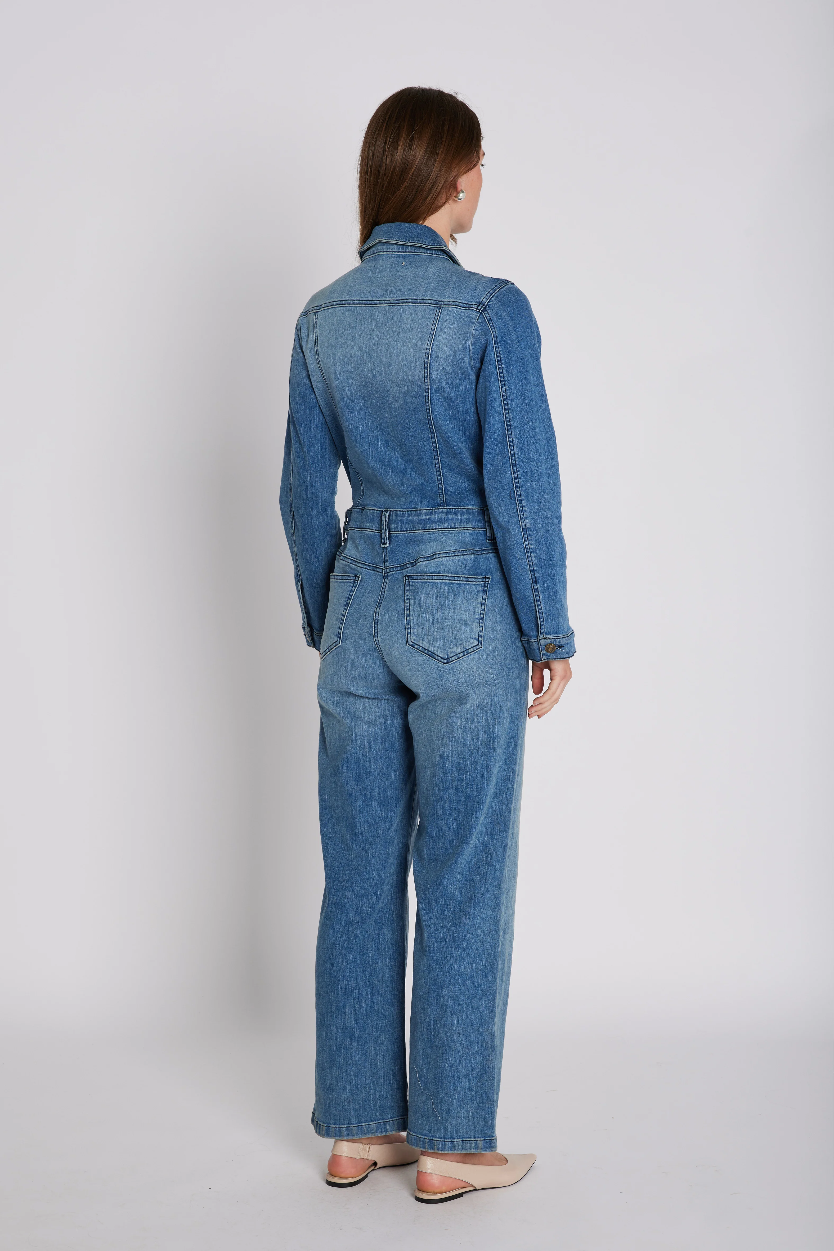 PBO Bello jumpsuit denim blue - Image 4