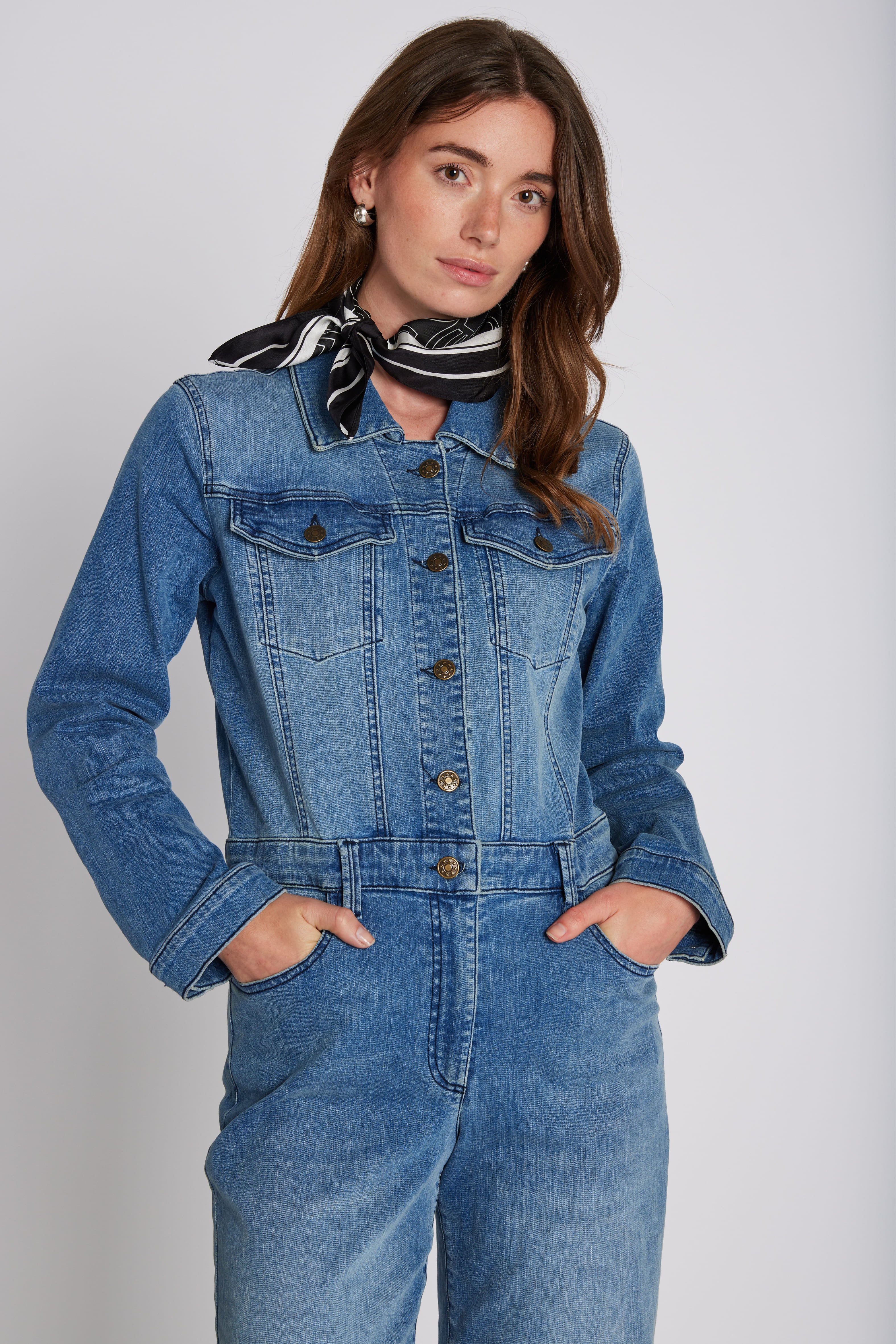 PBO Bello jumpsuit denim blue - Image 5