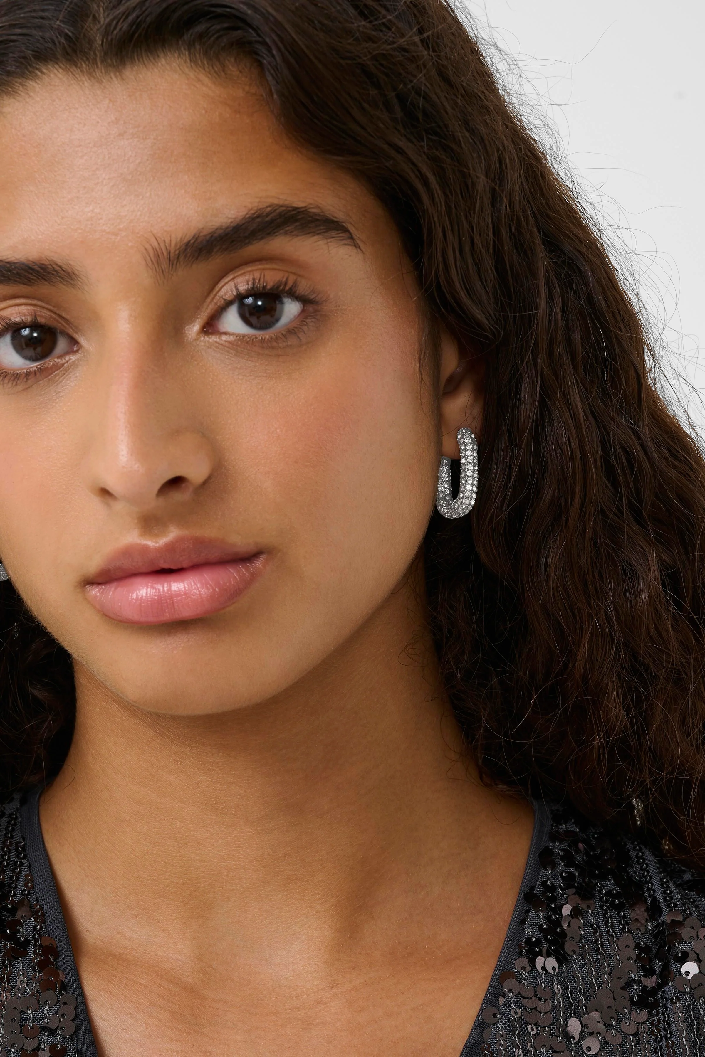 Inwear Agnes Sequin Small earring silver - Image 2