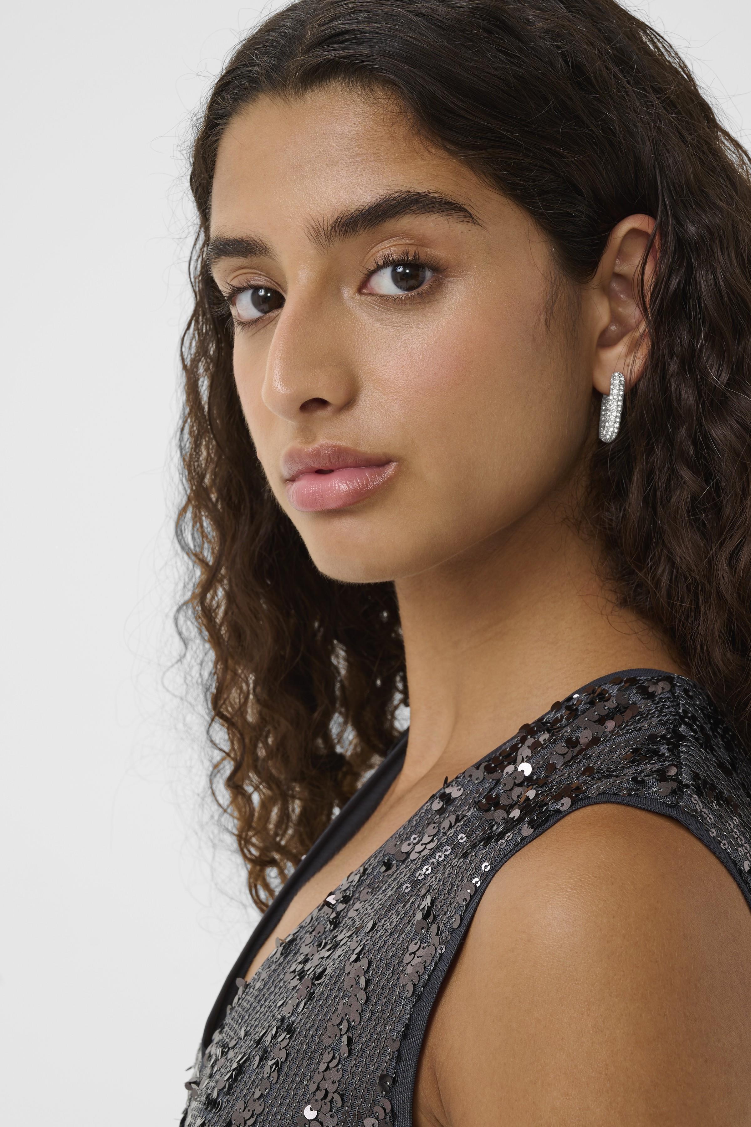 Inwear Agnes Sequin Small earring silver - Image 3