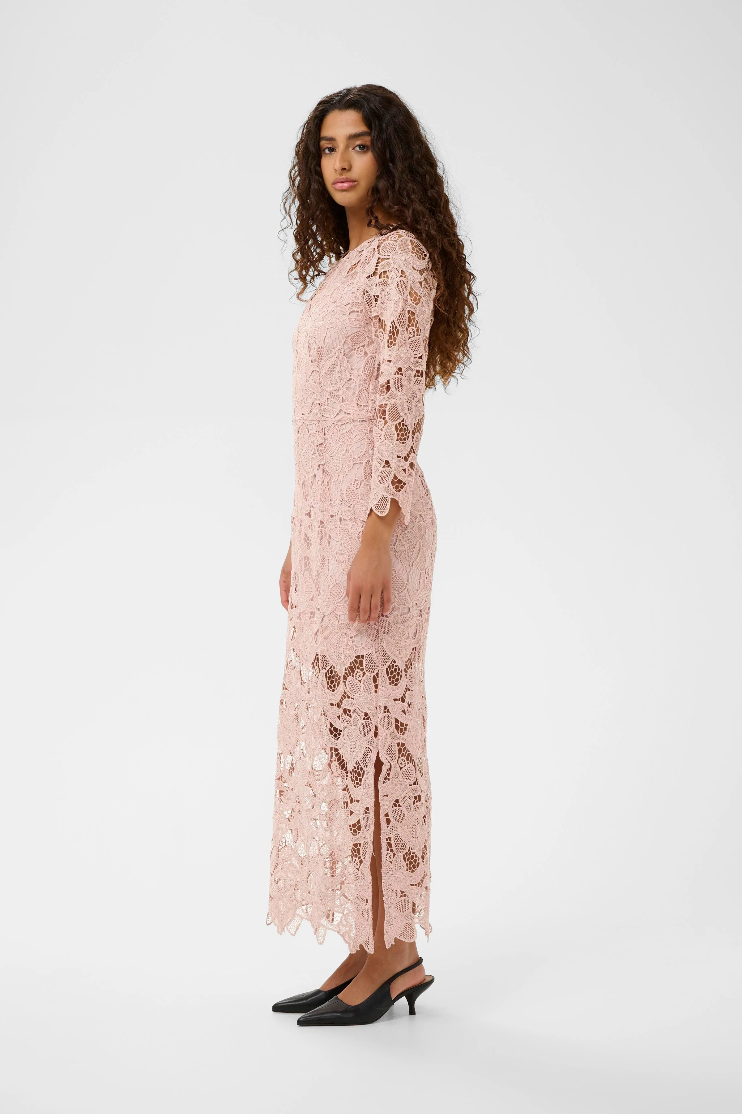 Inwear AimeeIW Long Dress Dusty Blush - Image 3