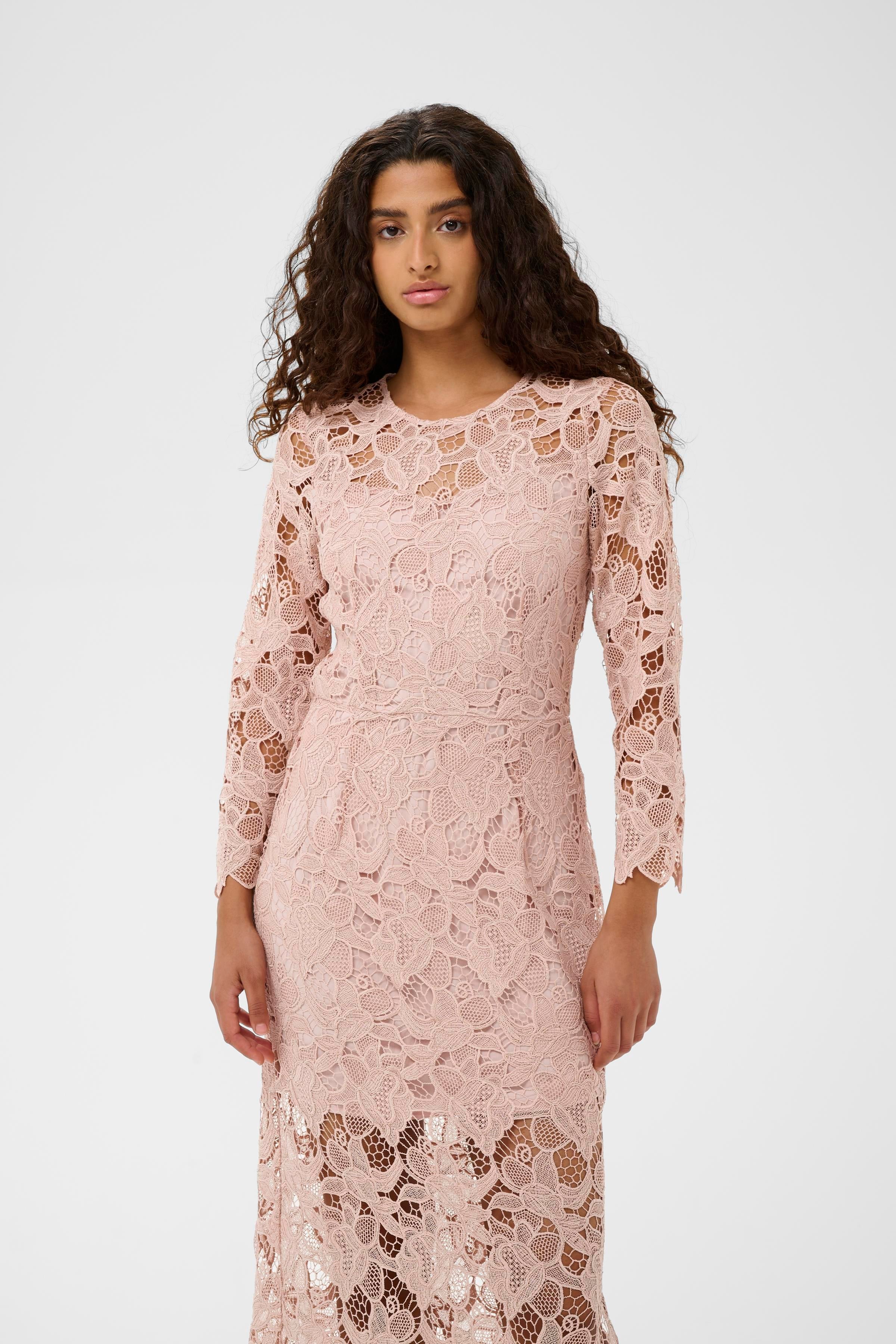 Inwear AimeeIW Long Dress Dusty Blush - Image 5