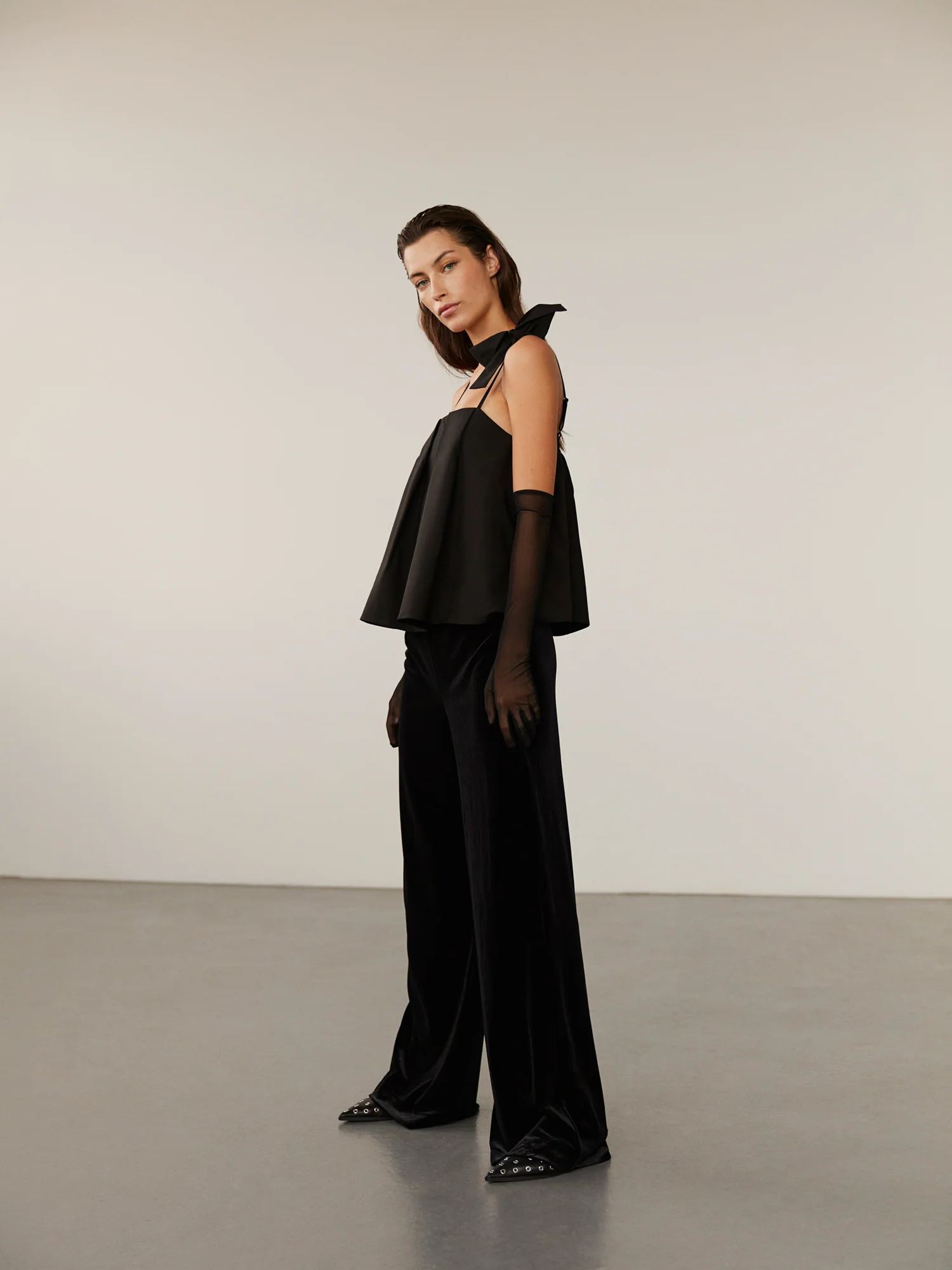 Sofie Schnoor S244180 Allies top black - Image 5