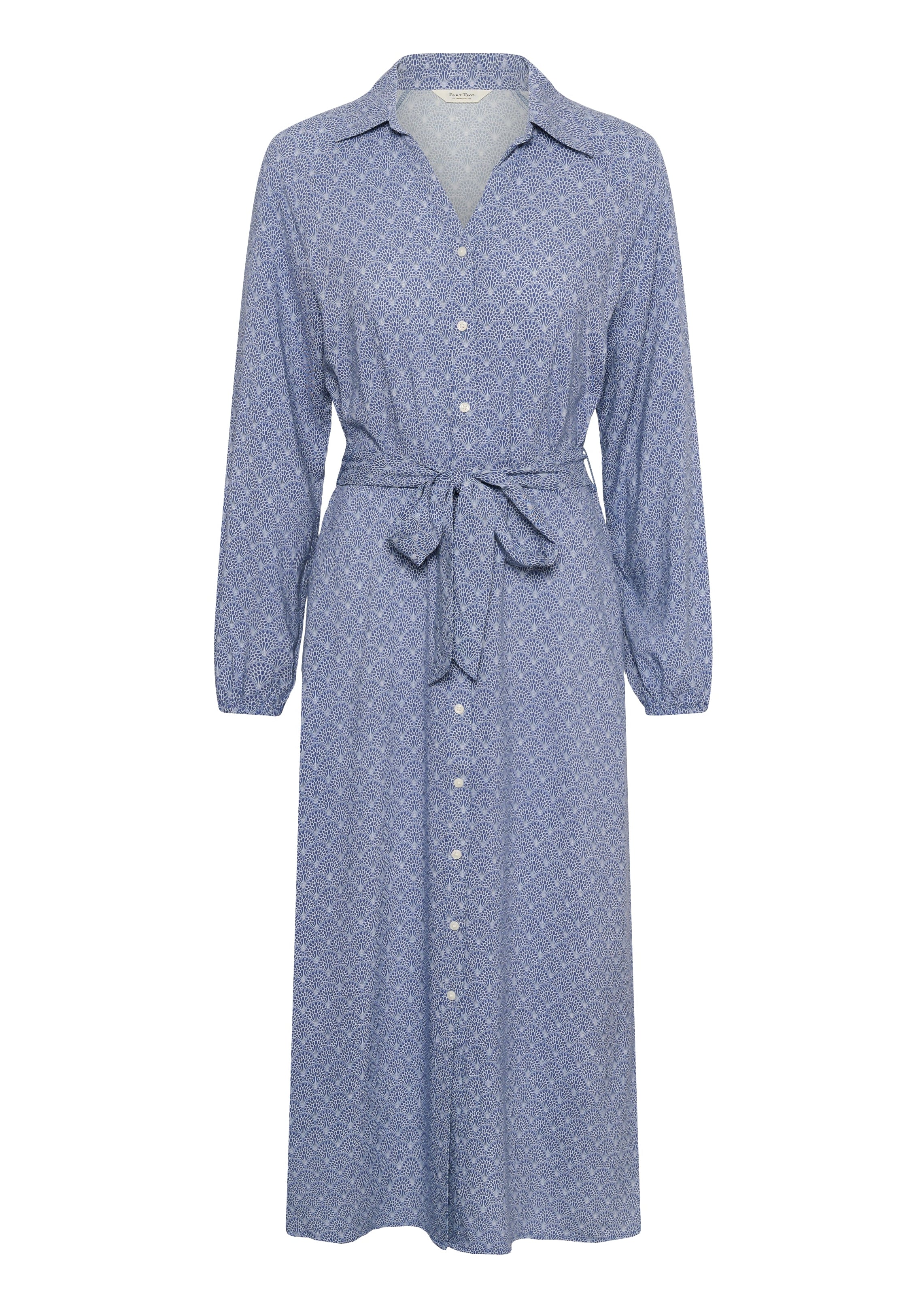 Part Two ArlindaPW Dress Blue Wallpaper Print - Image 5