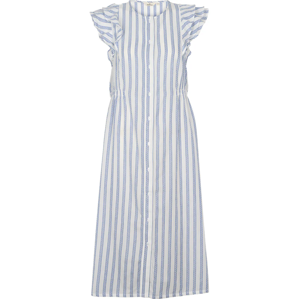 Basic Apparel Ada Dress True navy / whisper white - Image 4