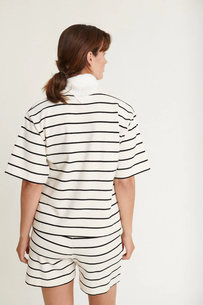 Basic Apparel Anneli Oversized Tee Birch/Black - Image 4