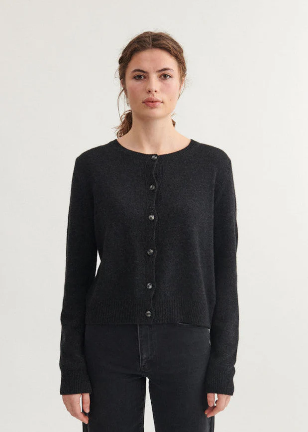 Basic Apparel Cady Cardigan dark grey melange - Image 2