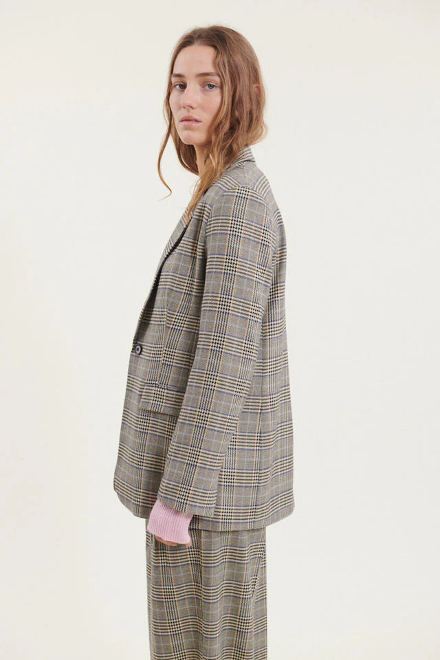 Basic Apparel Marjorie Blazer light khaki/black - Image 5