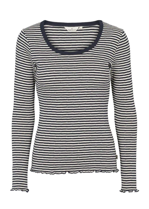 Basic Apparel Silma LS Tee Sky captain/birch - Image 3
