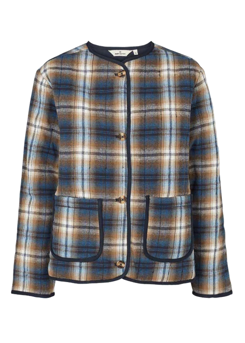 Basic Apparel Trudie Jacket tobacco brown/classic blue - Image 3