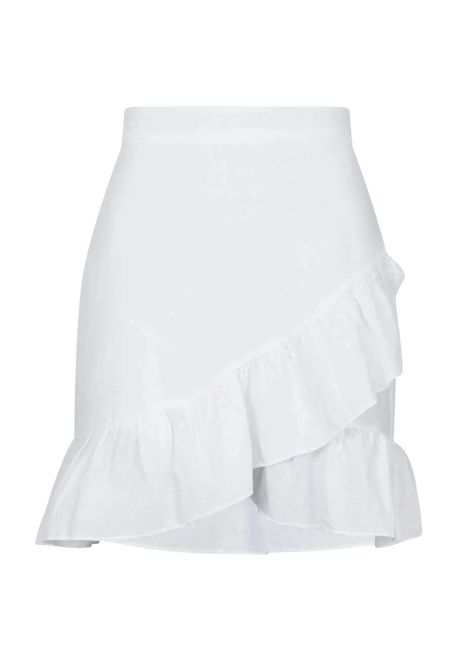 Neo Noir Bekka Linen Skirt White - Image 5
