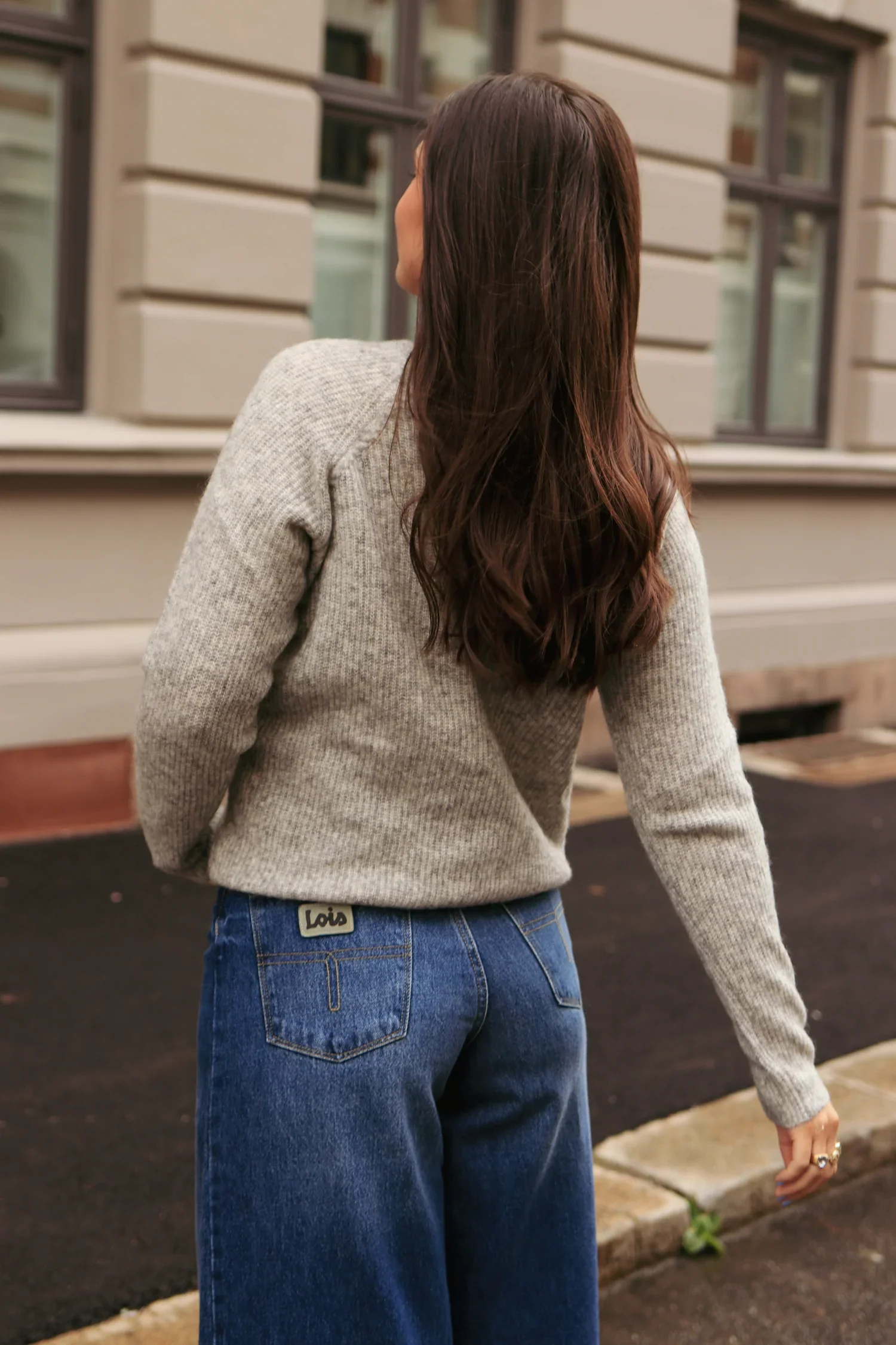 Urban Pioneers Betzy Sweater Light Grey Melange - Image 5