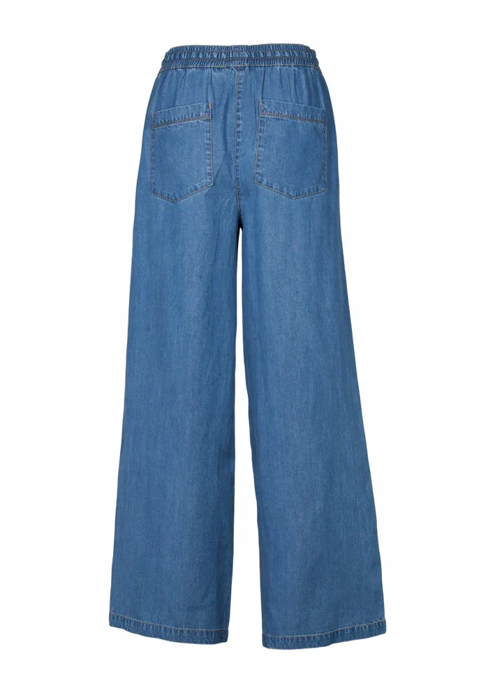 Basic Apparel Bine Wide Denimpant Light Blue - Image 8