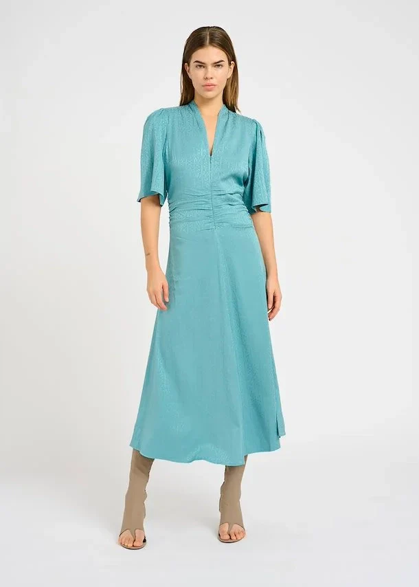 Gestuz BrinaGZ midi SS dress Brittany Blue - Image 3