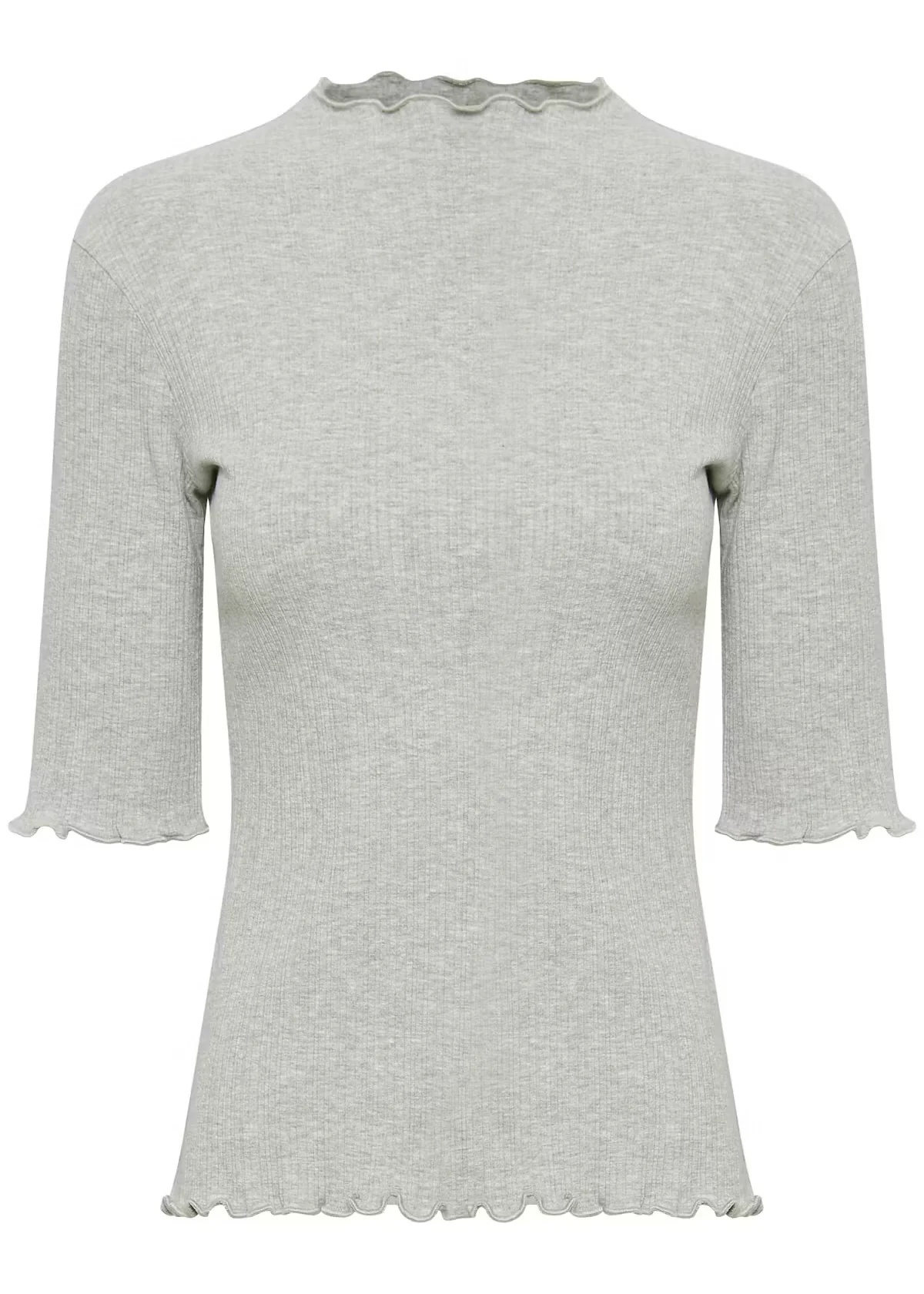 Karen by Simonsen CandaceKB SS Tee Opal Grey Melange - Image 2