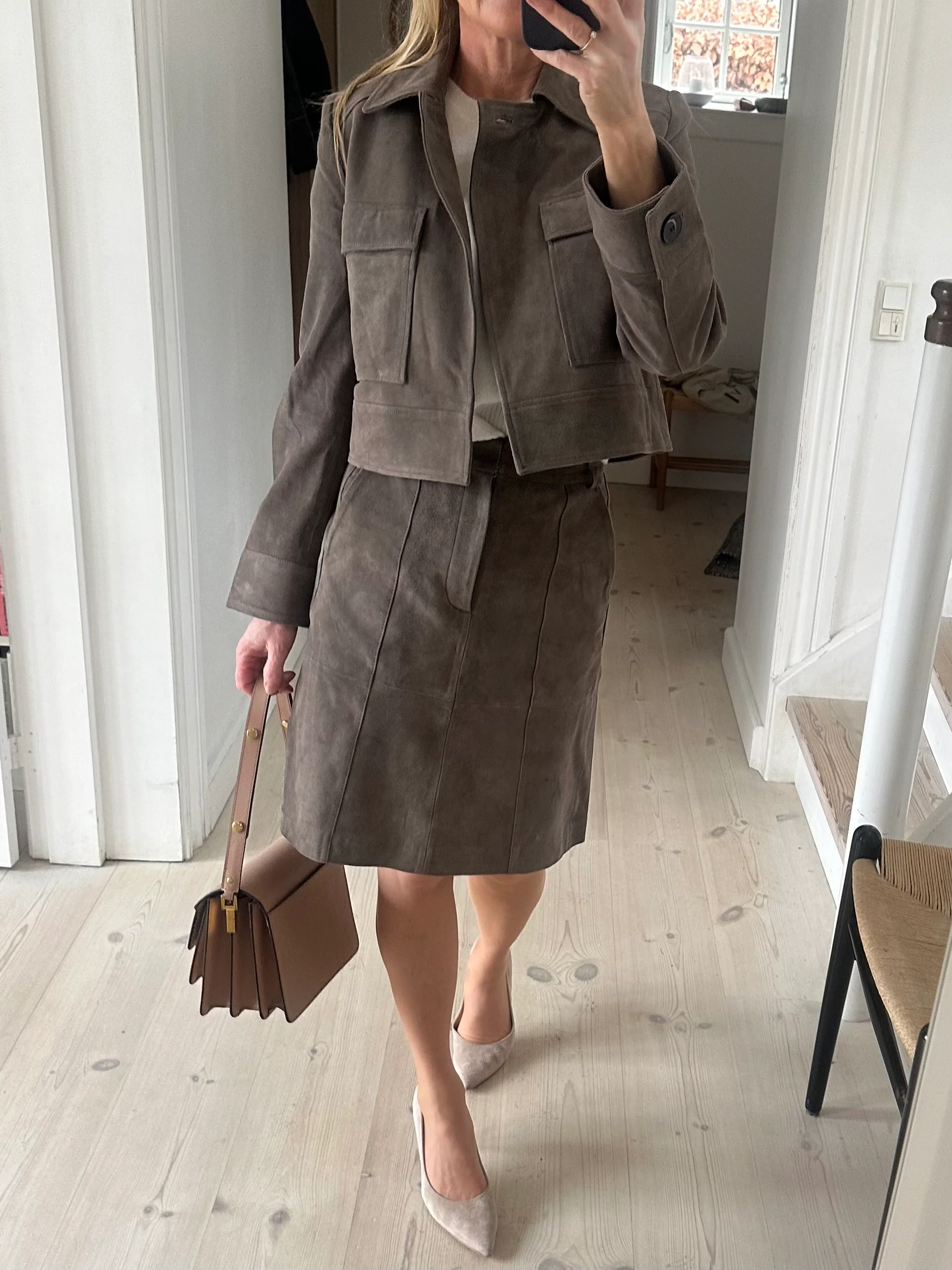 InWear carnikaiw skirt Sandy Grey - Image 3