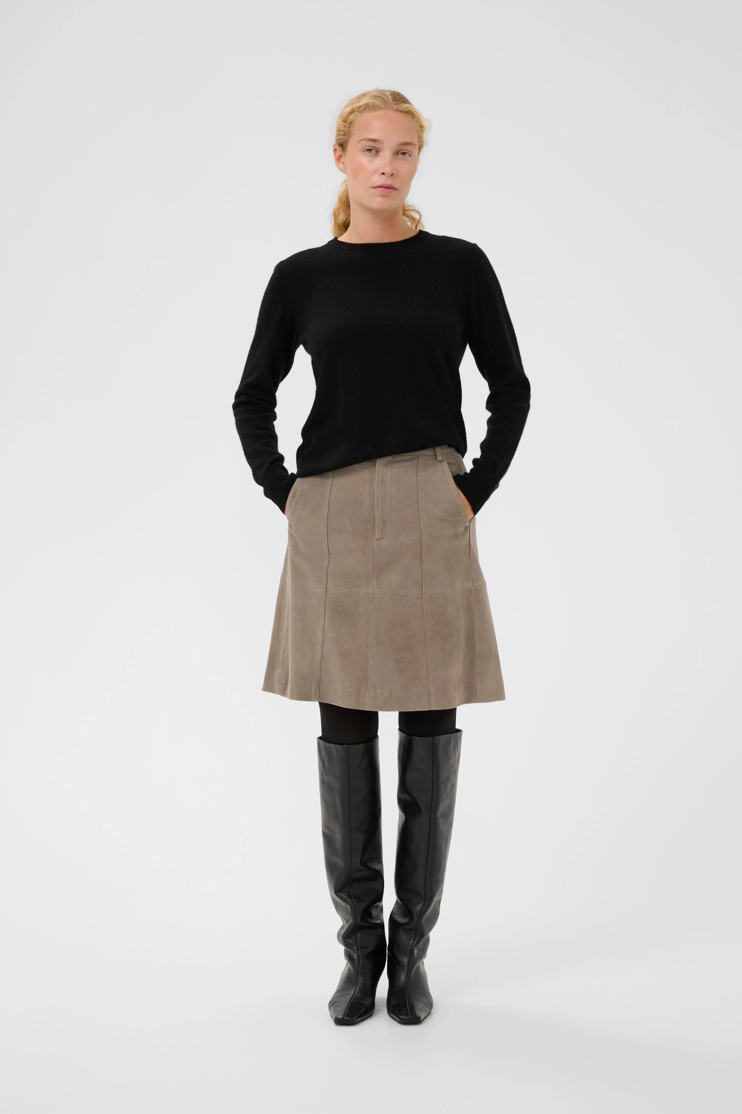 InWear carnikaiw skirt Sandy Grey - Image 5