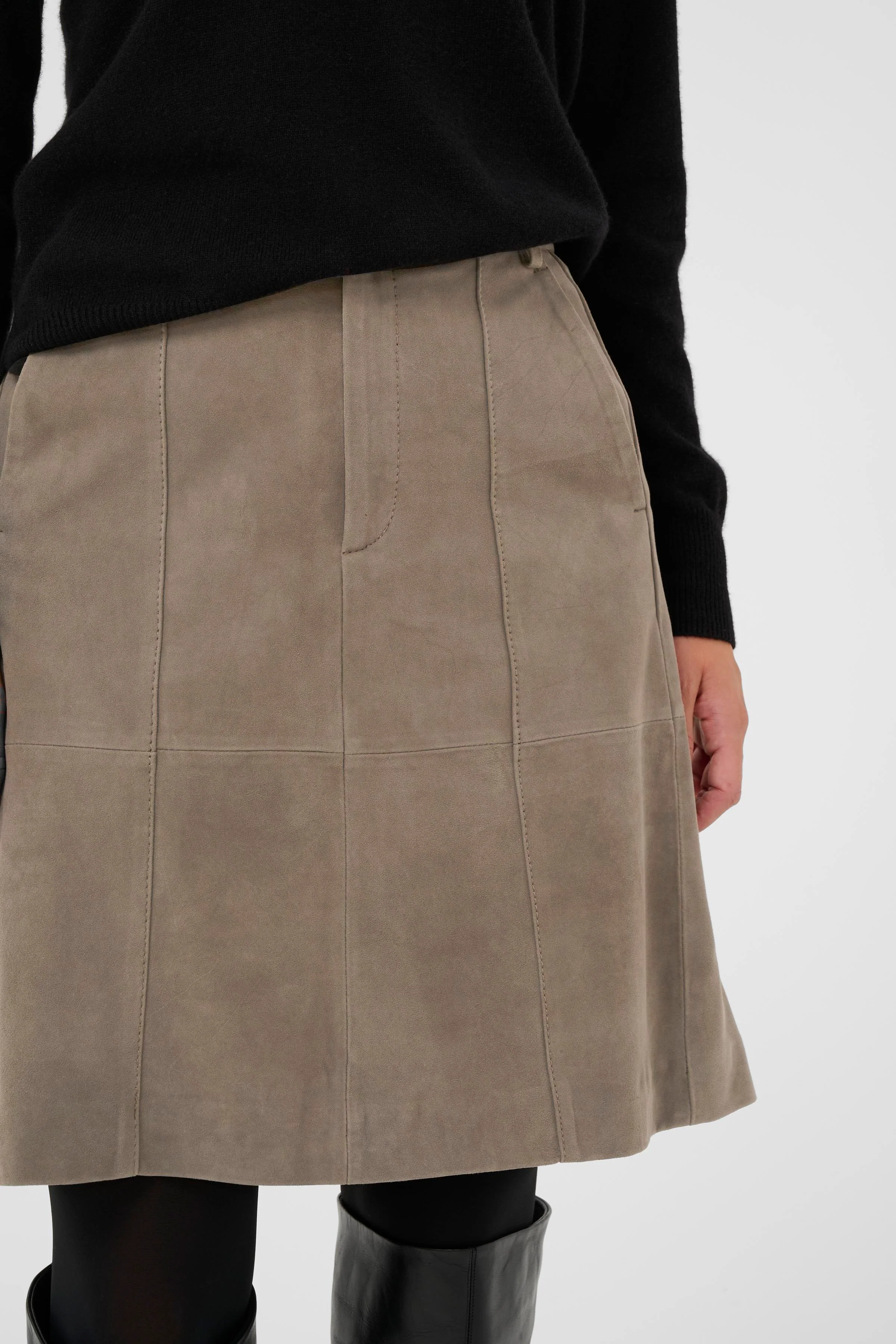 InWear carnikaiw skirt Sandy Grey - Image 7