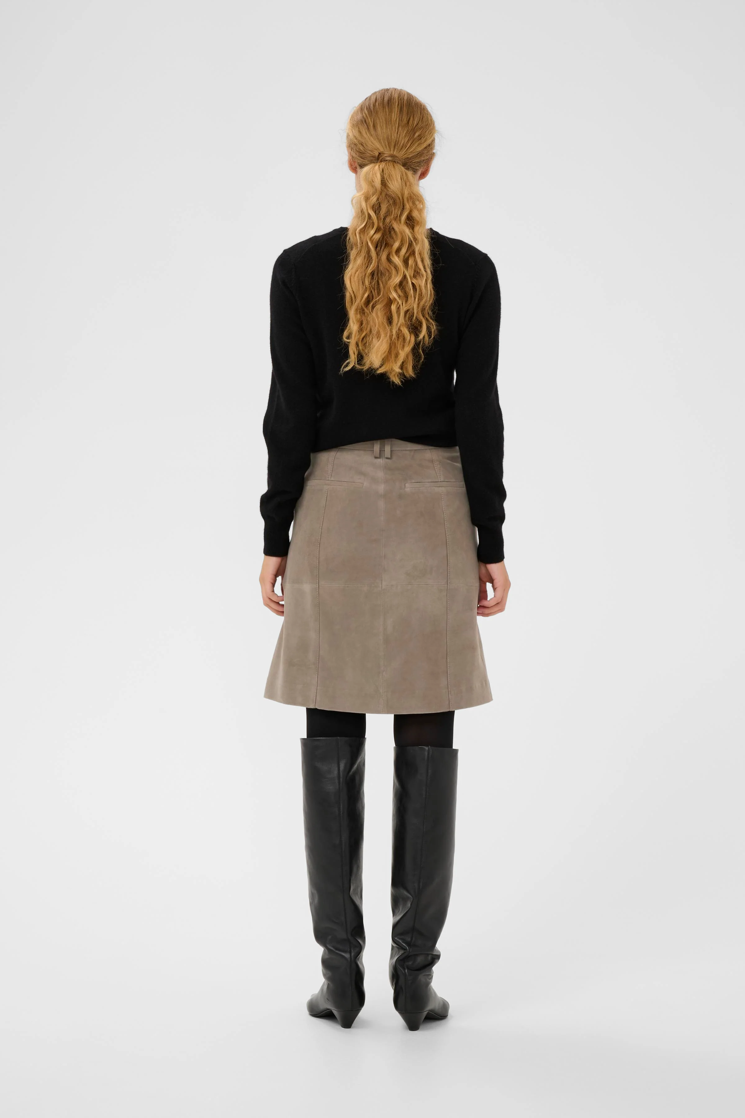 InWear carnikaiw skirt Sandy Grey - Image 8