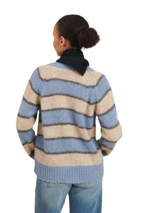 Basic Apparel Caterina Cardigan 724 D. grey mel. / Asleigh blue - Image 3