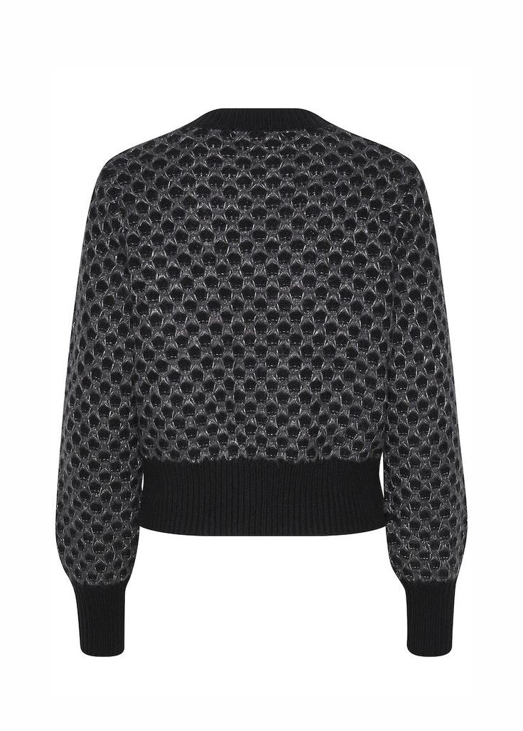 Karen by Simonsen CattieKB Cardigan Meteorite (sort) - Image 5