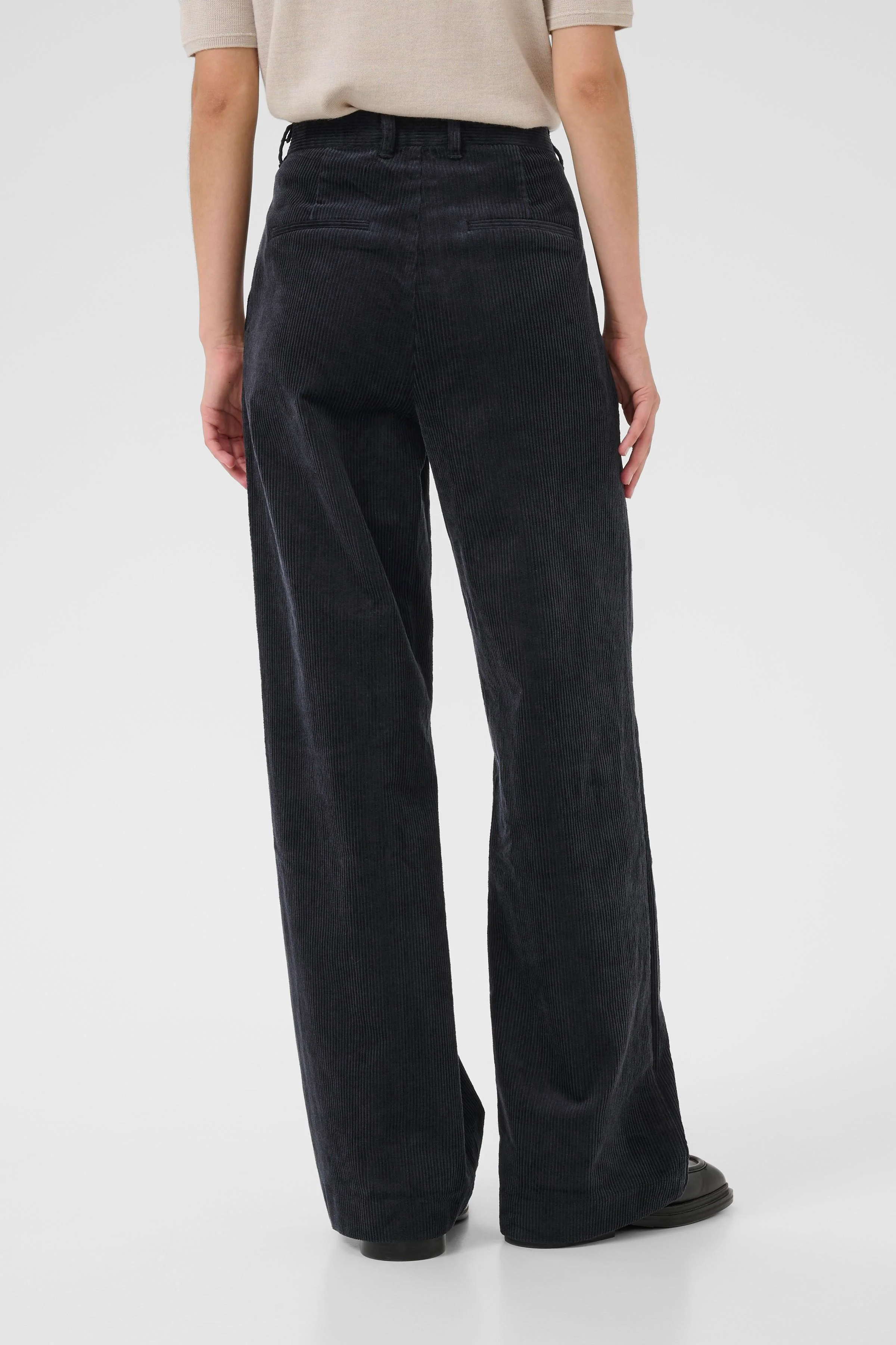 Part Two ClarissePW corduroy Pants Dark Navy - Image 3