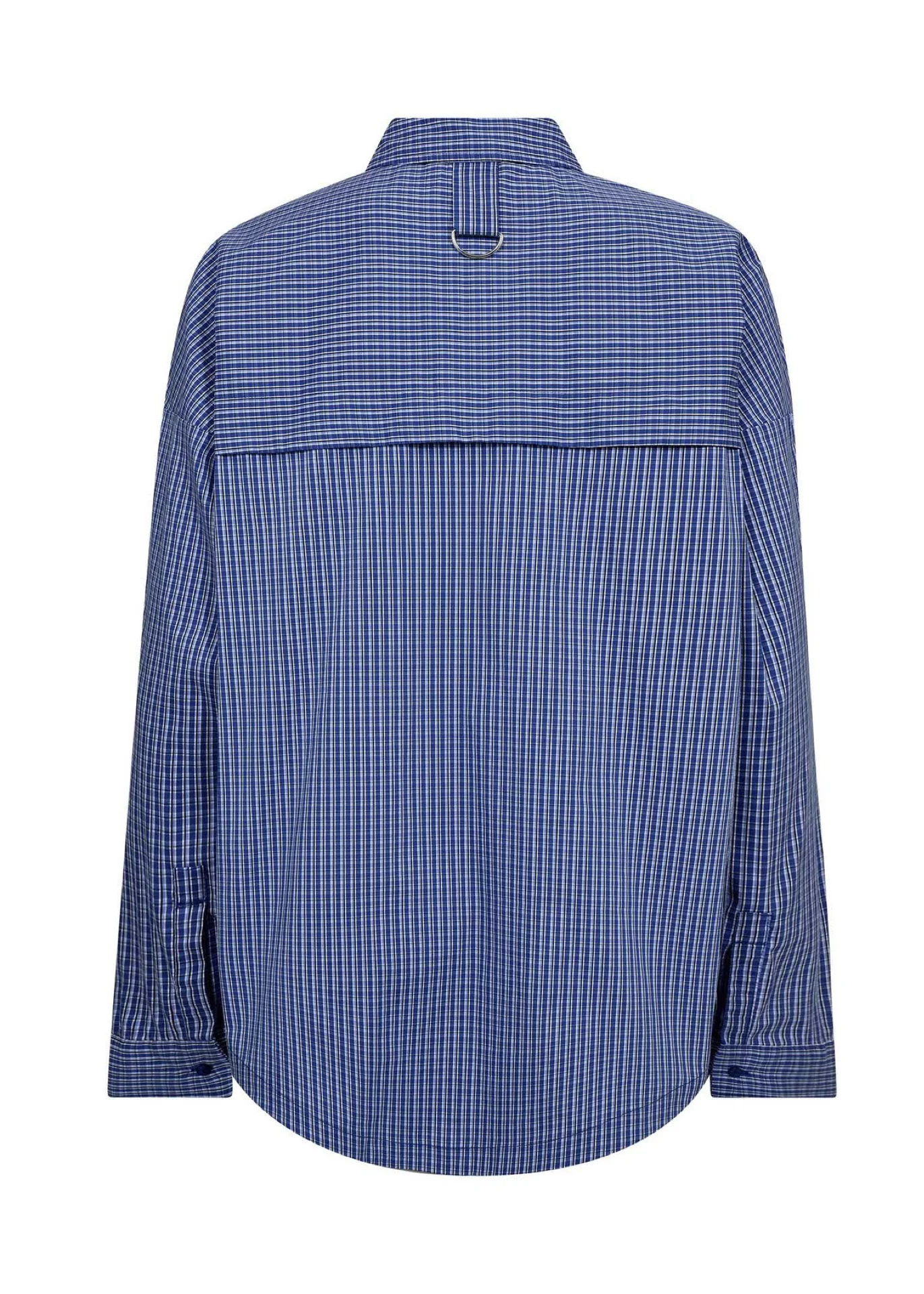 Co’Couture Anizacc Oversize Slit Shirt New Blue - Image 2