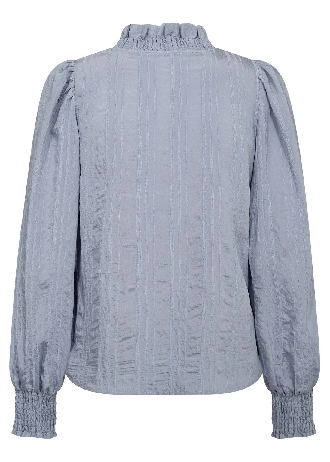 Co’Couture Kesicc V-Blouse Pale Blue - Image 6
