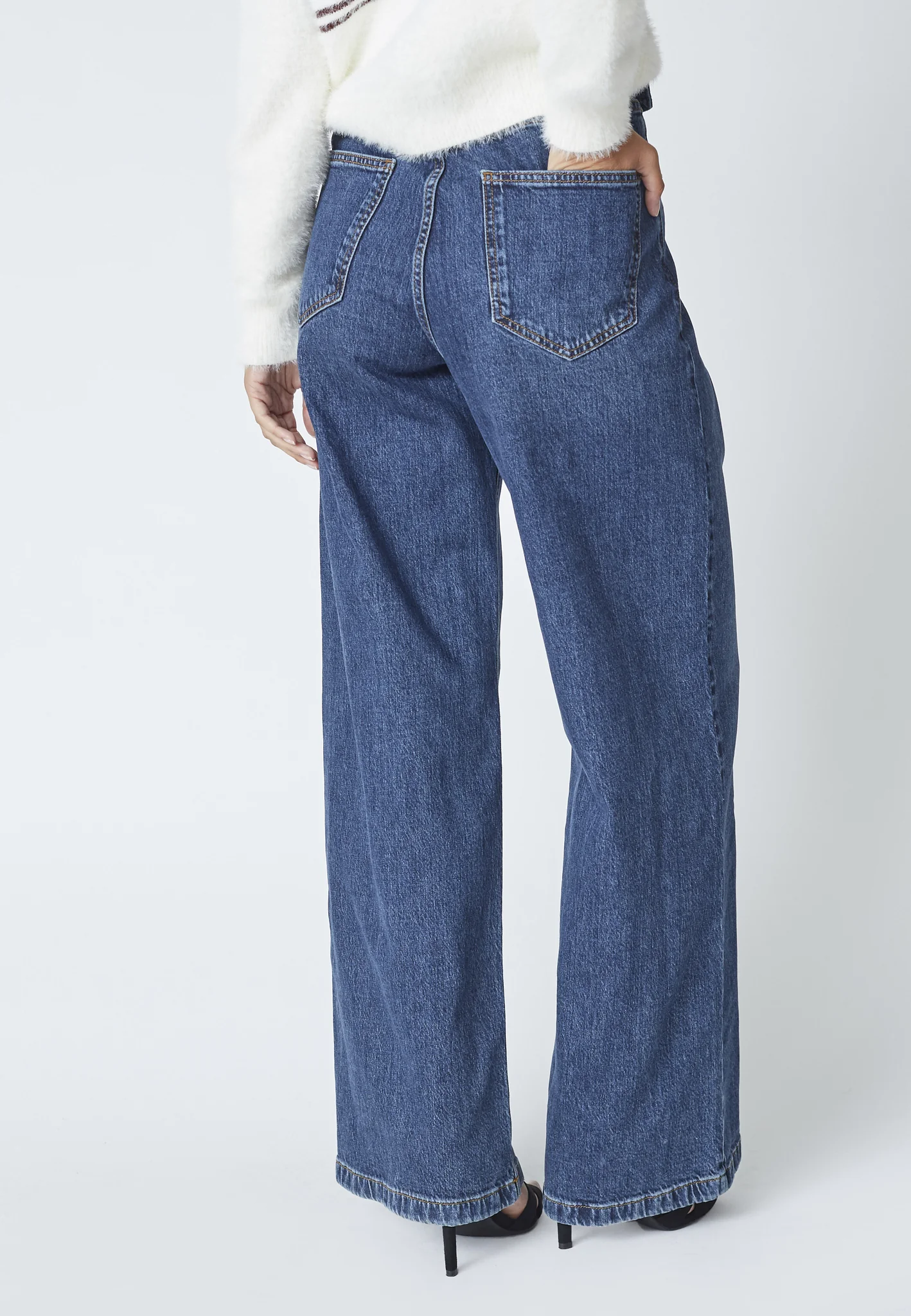 Co’Couture Rumicc Belt Jeans Dark Denim - Image 5