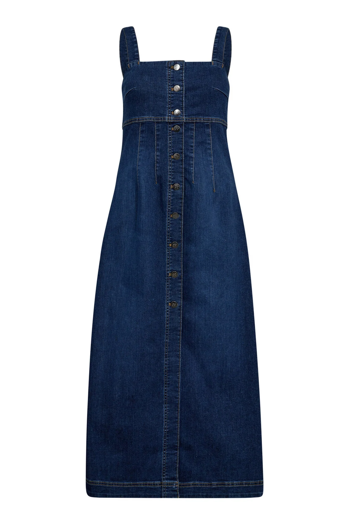 Co’Couture Tylercc Denim Long Dress Denim Blue - Image 5