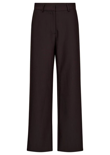 Co'Couture ZellaCC Wide Pant Dark Brown - Image 3
