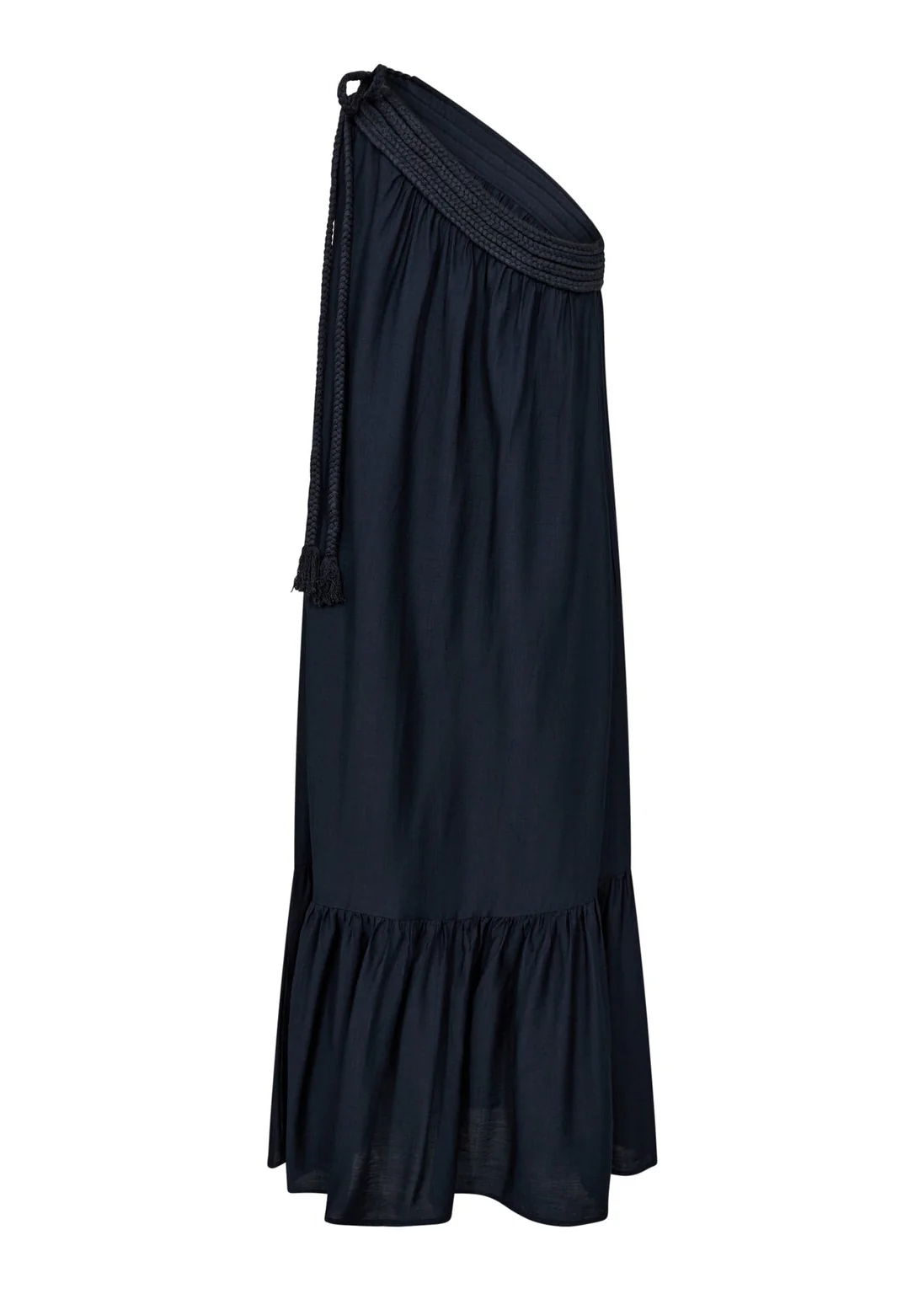 Co'Couture HeraCC Asym Dress Dark Navy - Image 3