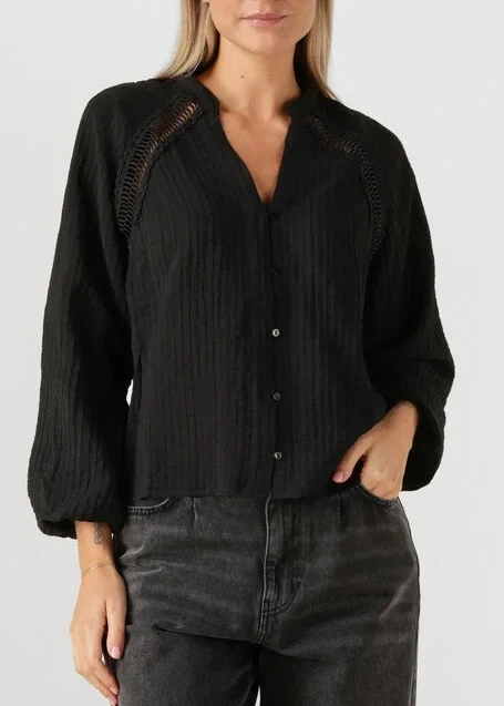 Co'Couture ShinaCC Lace v-shirt black - Image 4