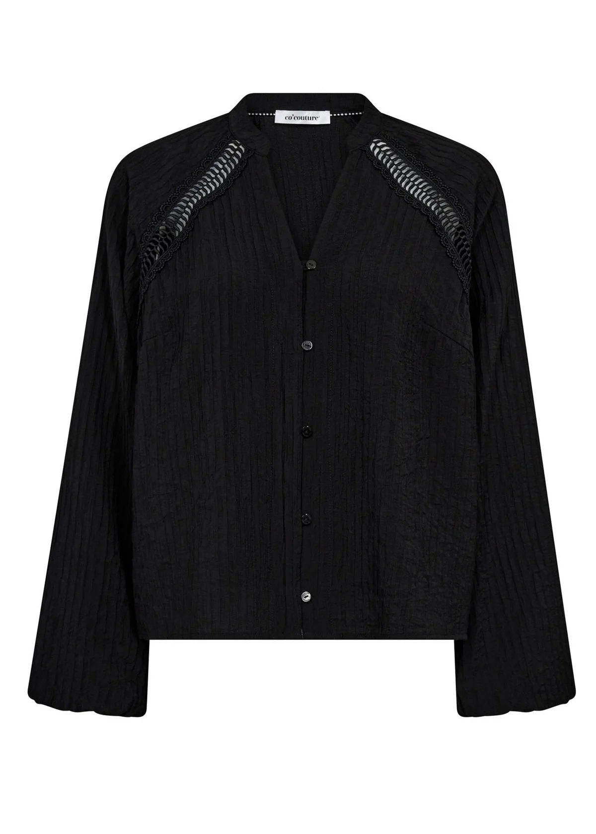 Co'Couture ShinaCC Lace v-shirt black - Image 5