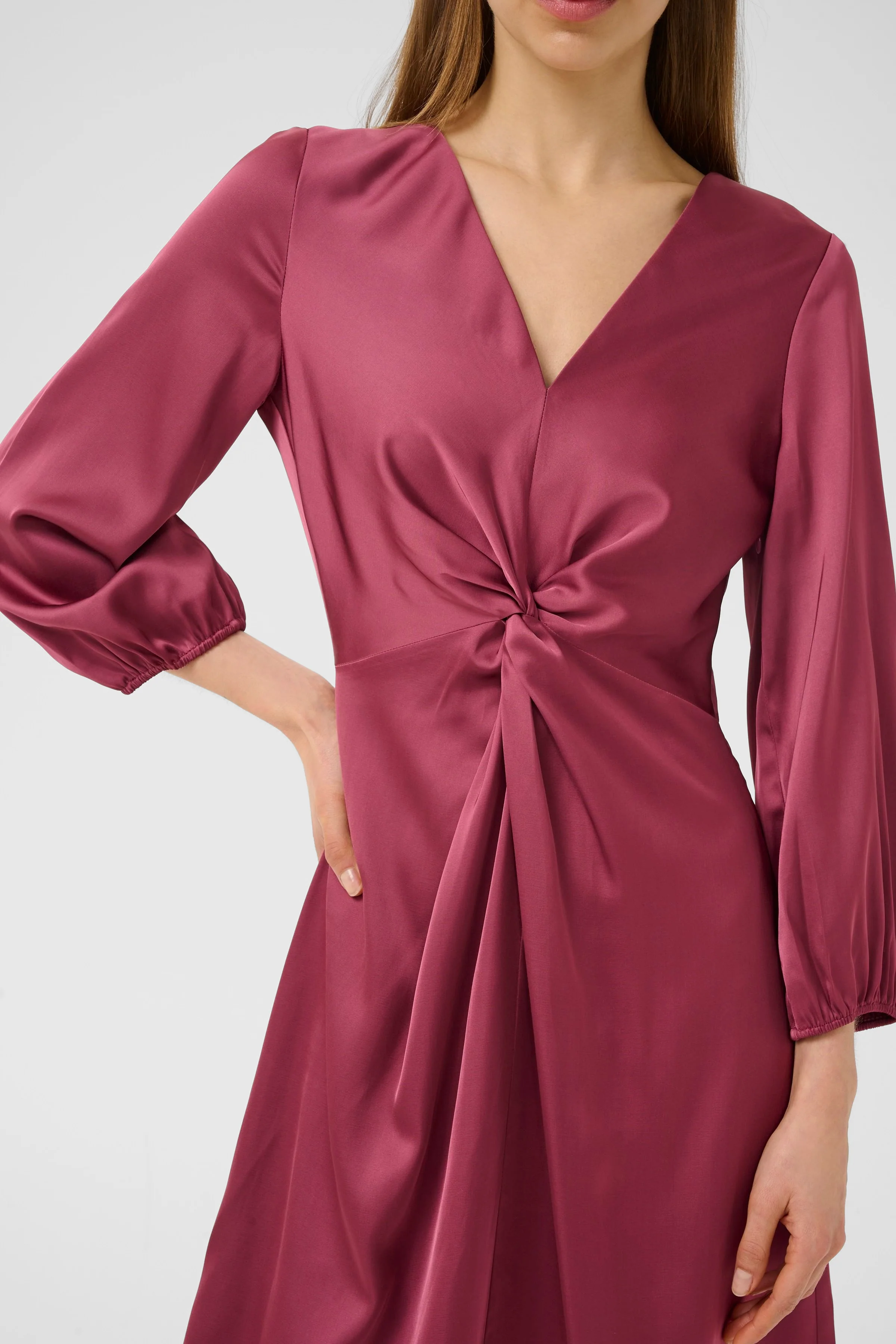 Inwear DaforaIW Knotted  Dress Apple Butter - Image 2