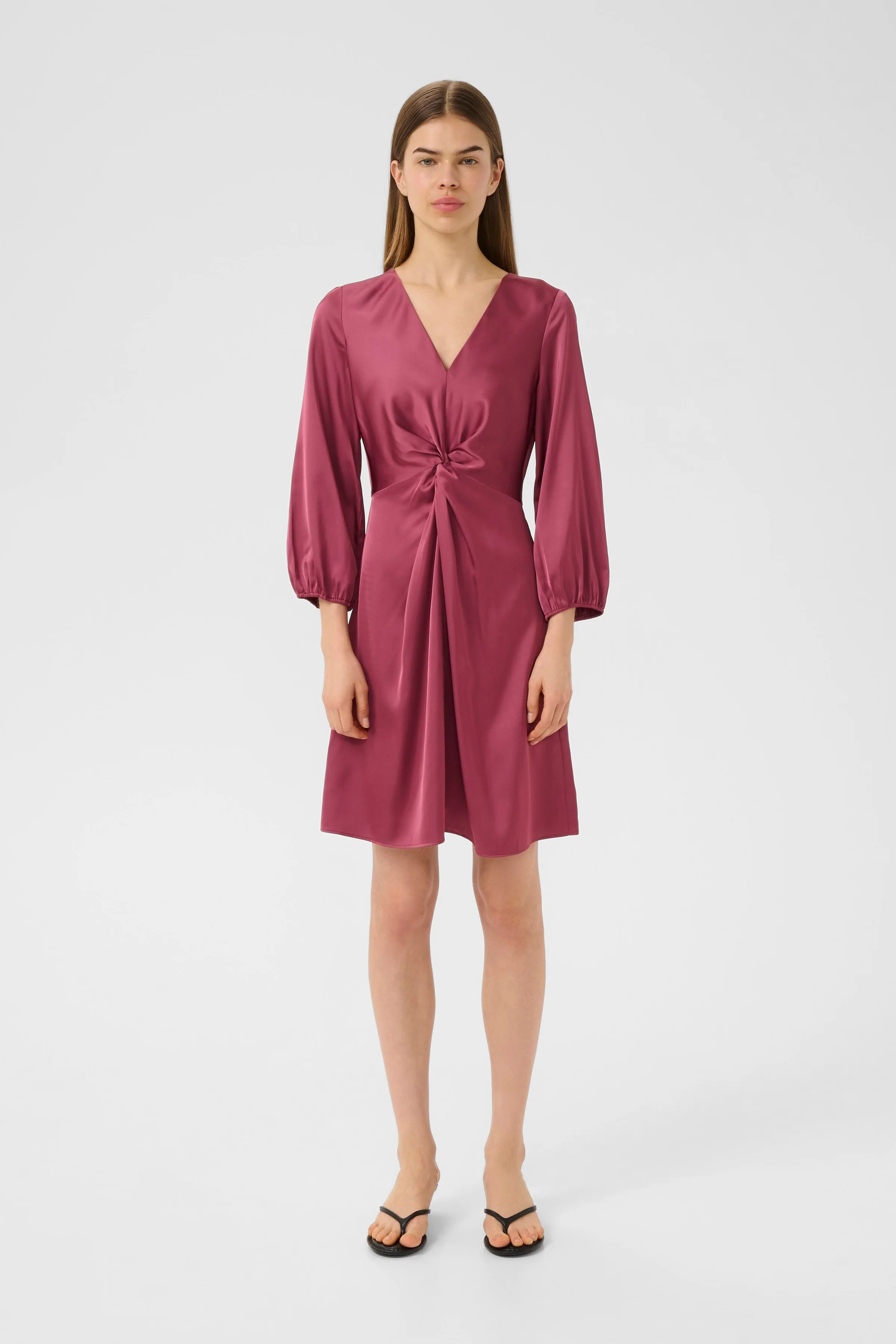 Inwear DaforaIW Knotted  Dress Apple Butter - Image 3