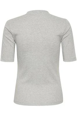 Inwear DagnaIW Melange V T-Shirt Granite Melange - Image 3