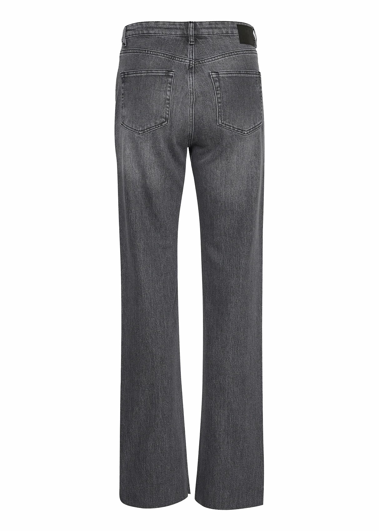 My Essential Wardrobe DaisyMW Denim High Straight Slit Dark Grey Retro Wash - Image 6