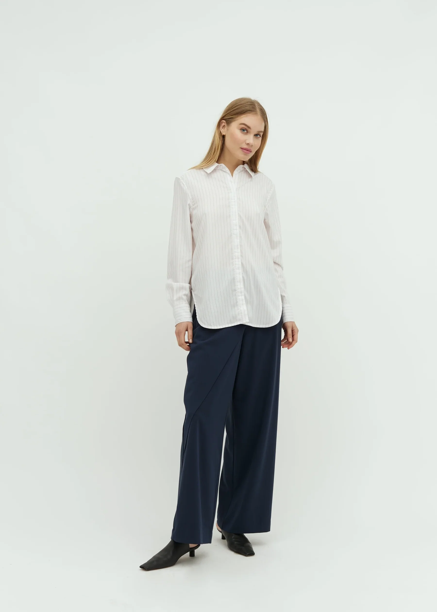 MByM Dalinna-M Shirt Rose Darlene Stripe - Image 5