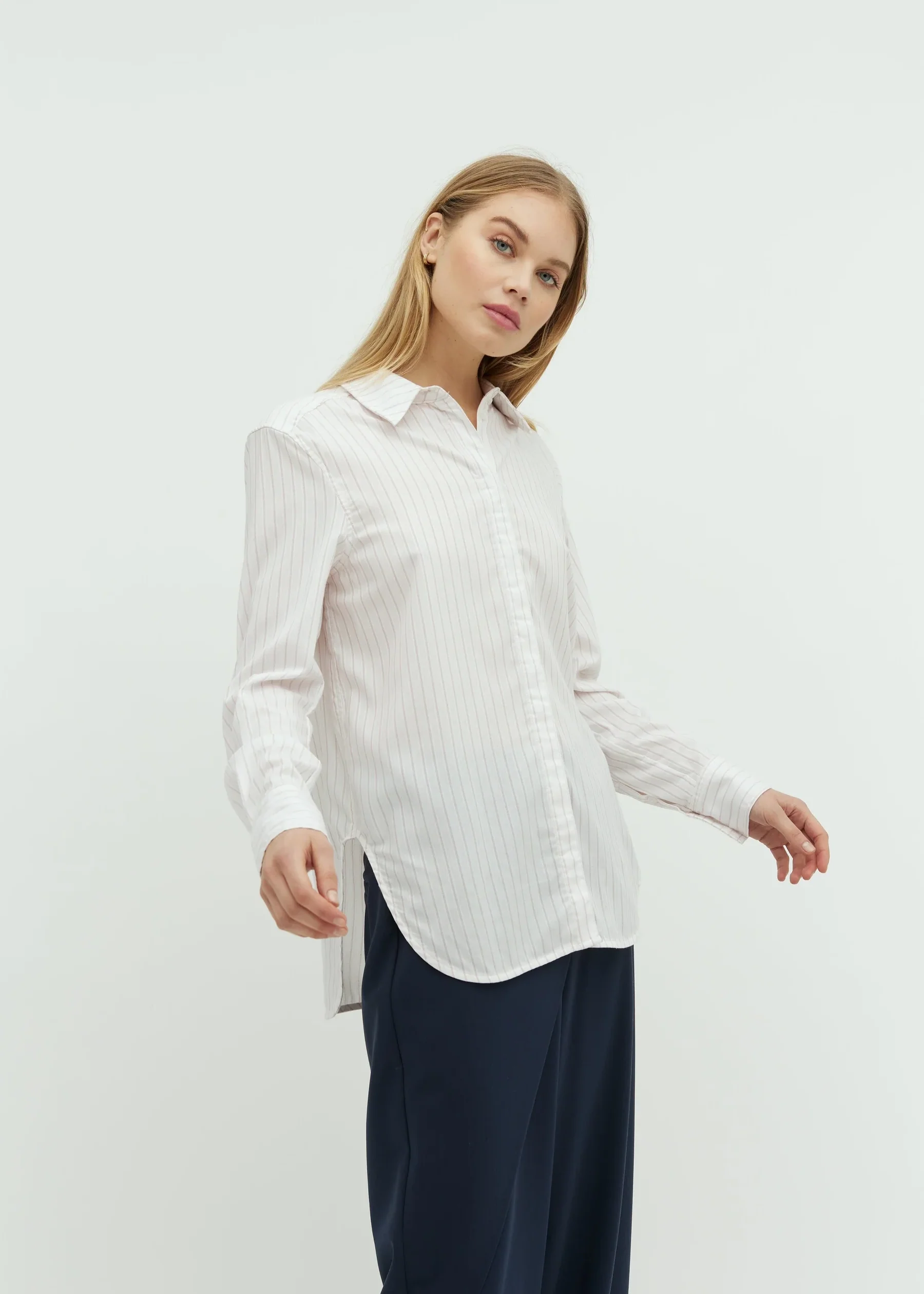MByM Dalinna-M Shirt Rose Darlene Stripe - Image 9