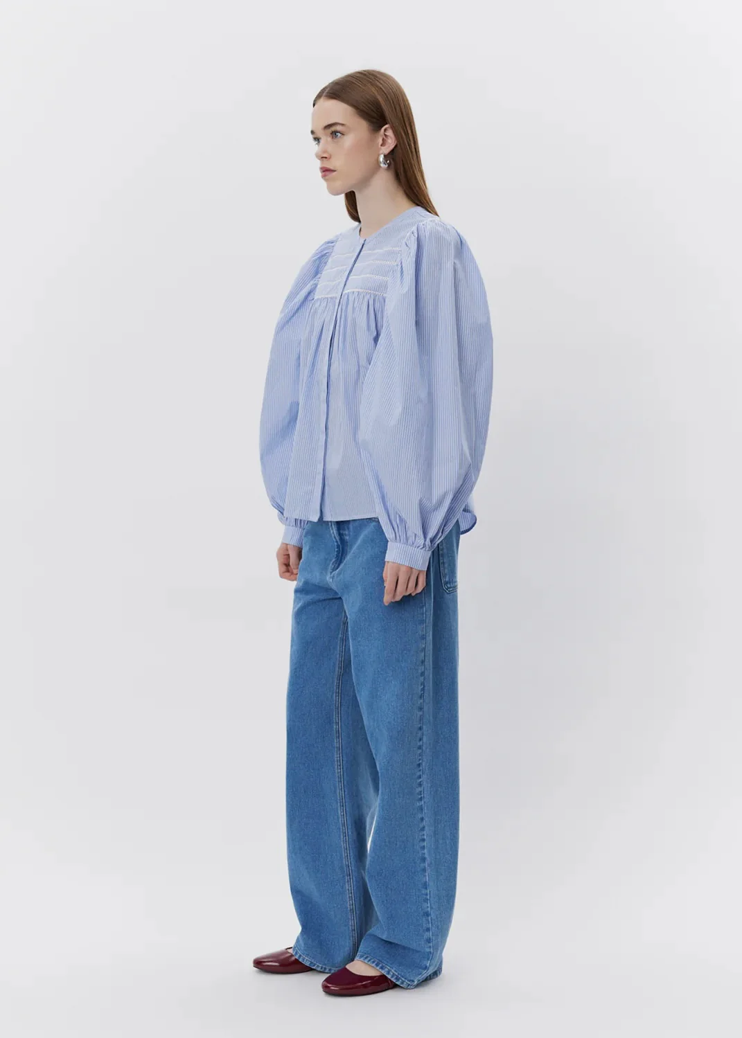 Sofie Schnoor S251130 Delilahsw shirt Blue striped - Image 3