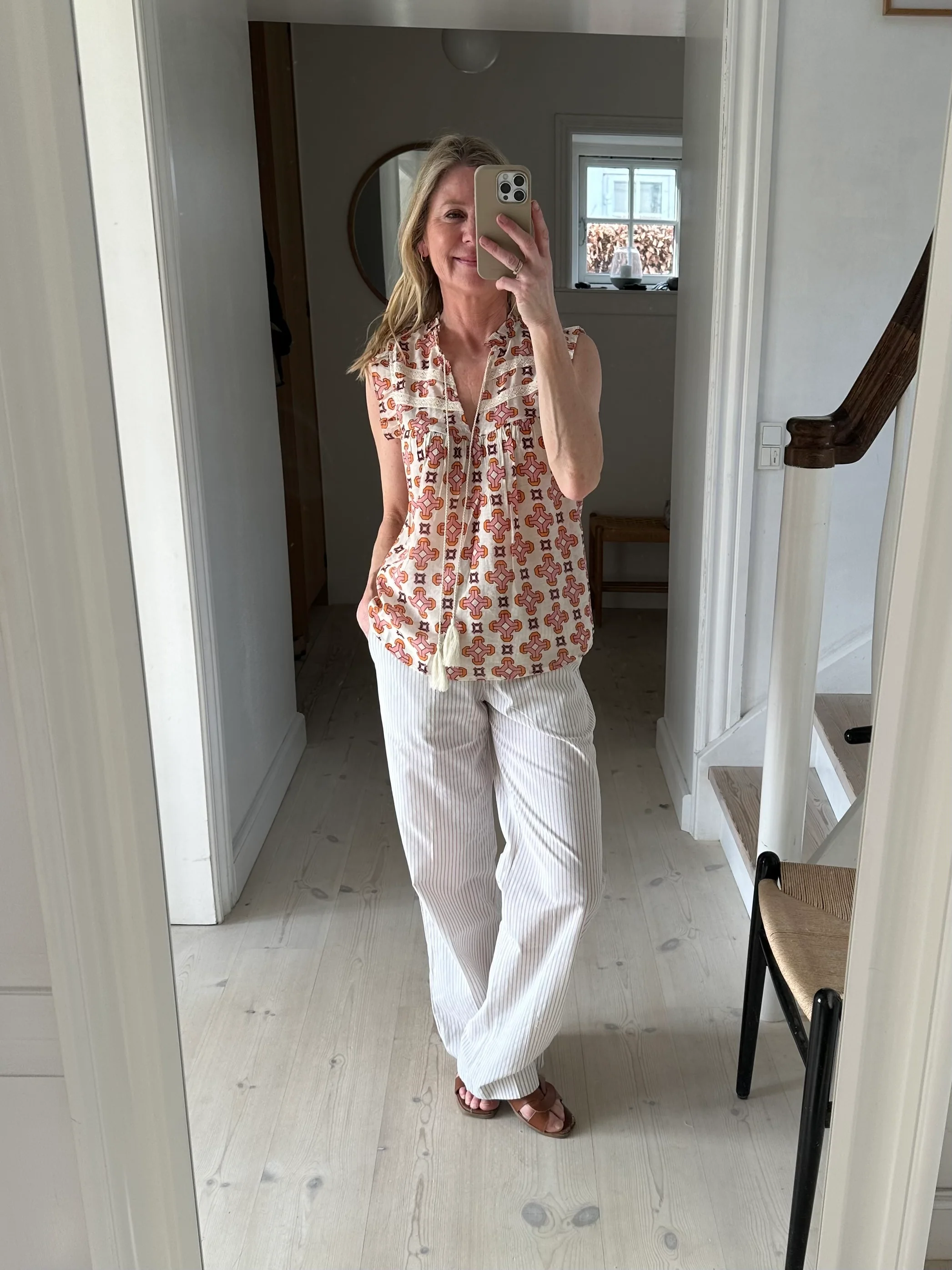 Co'Couture EgyptCC Tie Top Off white - Image 3