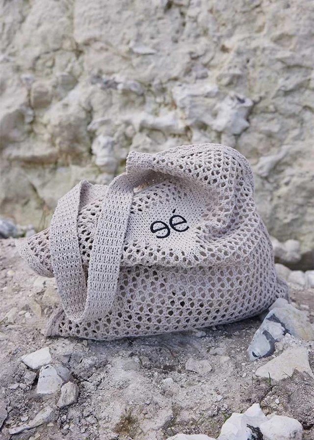 Esmé Studios ESLily Knit Bag Pure Cashmere - Image 3
